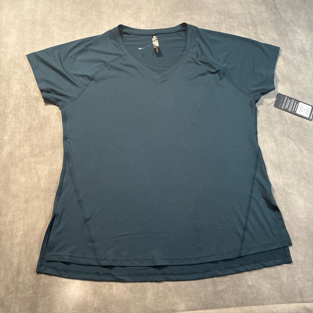 Blue Green Short Sleeve Relaxed Tee